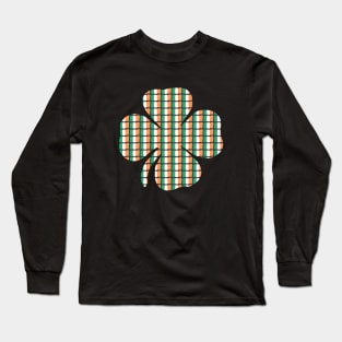 Irish Flag Shamrock, St Patricks Day, Irish, Ireland, March 17th, Irish Sports Fan Long Sleeve T-Shirt
